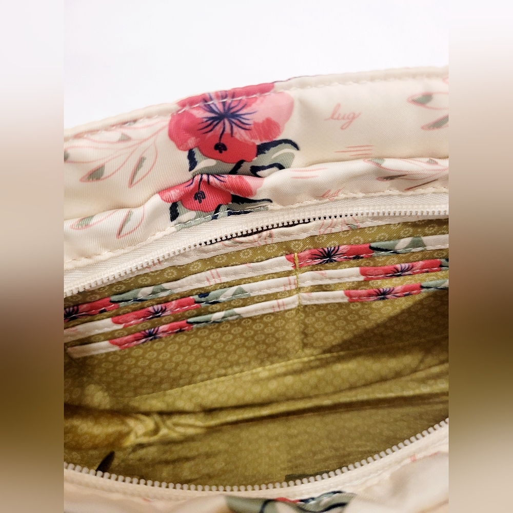 Lug Mambo Cream and Red Floral Crossbody Bag - Picture 5 of 7